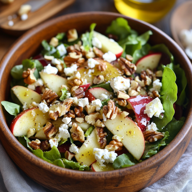 Fresh Apple Walnut Salad Recipe