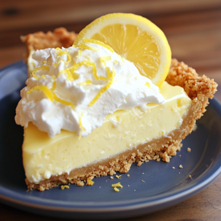 Blender Lemon Pie Dessert