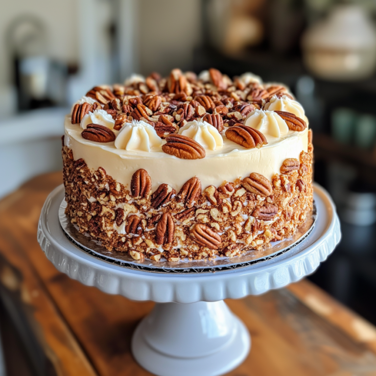 Homemade Butter Pecan Cake