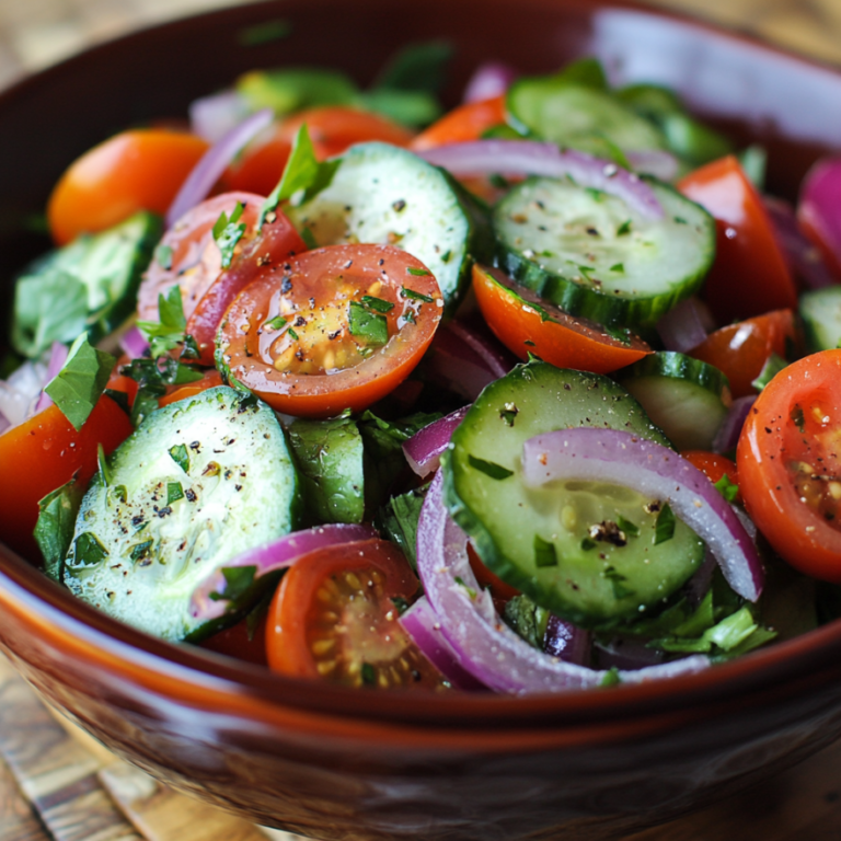 Fresh Garden Salad  A Seasonal Delight