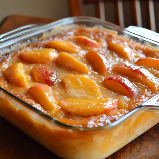 Homemade Tennessee Peach Pudding