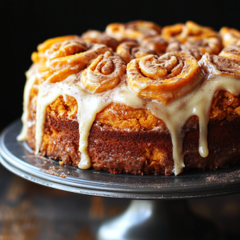Potato Cinnamon Roll Cake