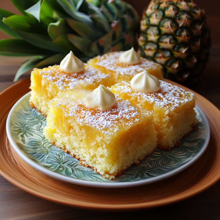 Irresistible Moist Pineapple Cake Recipe