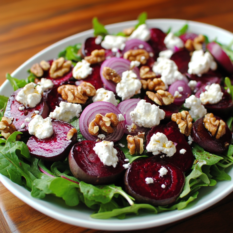 Roasted Beet Goat Cheese Salad