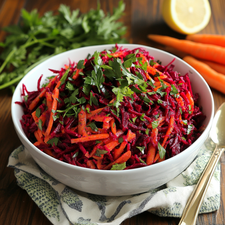 Simple No-Cook Grated Beet &amp Carrot Salad