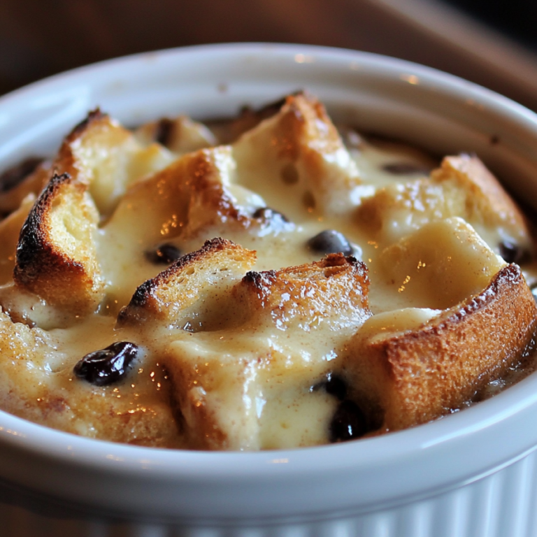 The Best Bread Pudding Recipe with Vanilla Sauce