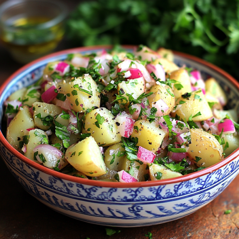 Turkish Potato Salad Patates Salatasi