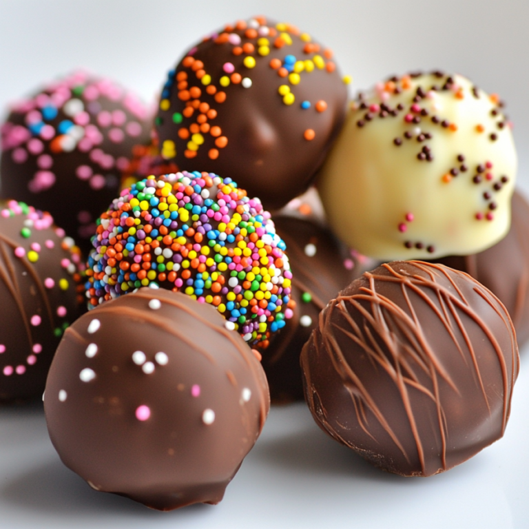 Chocolate Sprinkles Truffles