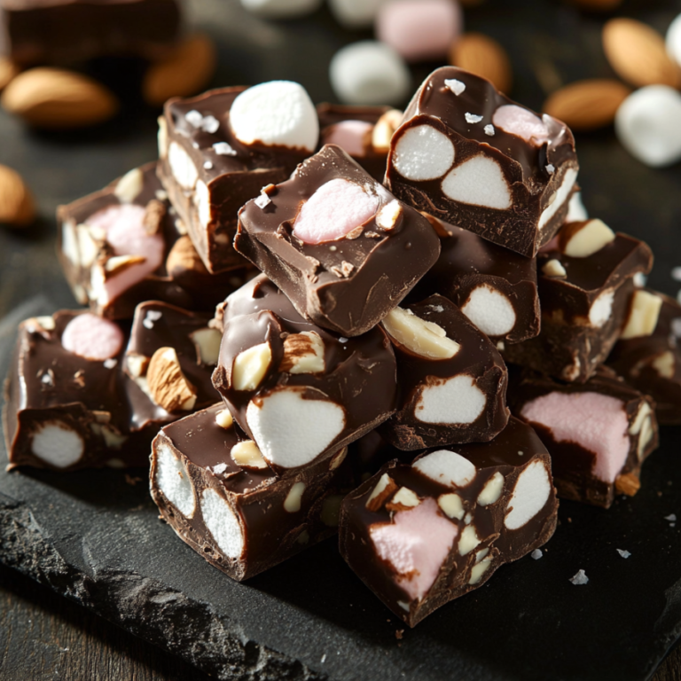 Easy Rocky Road Candy Recipe for Chocolatey Goodness