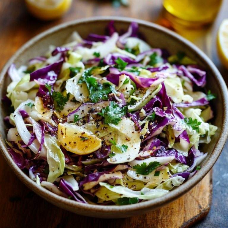 Roasted Cabbage Salad with Citrus Vinaigrette